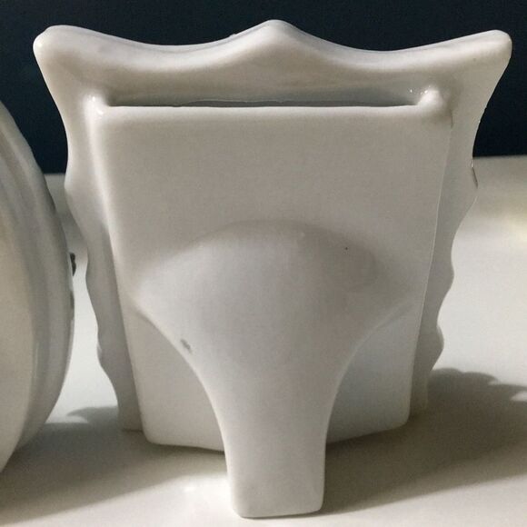 Vintage 80s Porcelain Ceramic 3D Flower Small Photo Picture Frames Grandma Core - Picture 10 of 16